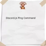 Discord.Js Ping Command