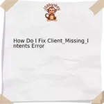 How Do I Fix Client_Missing_Intents Error