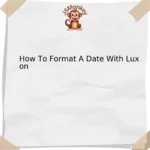 How To Format A Date With Luxon