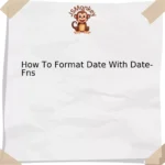 How To Format Date With Date-Fns