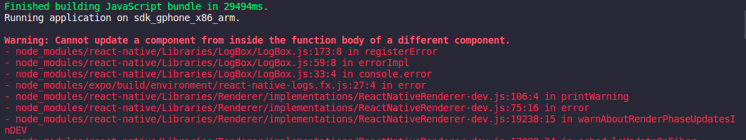 React Warning Cannot Update A Component From Inside The Function Body Of A Different Component
