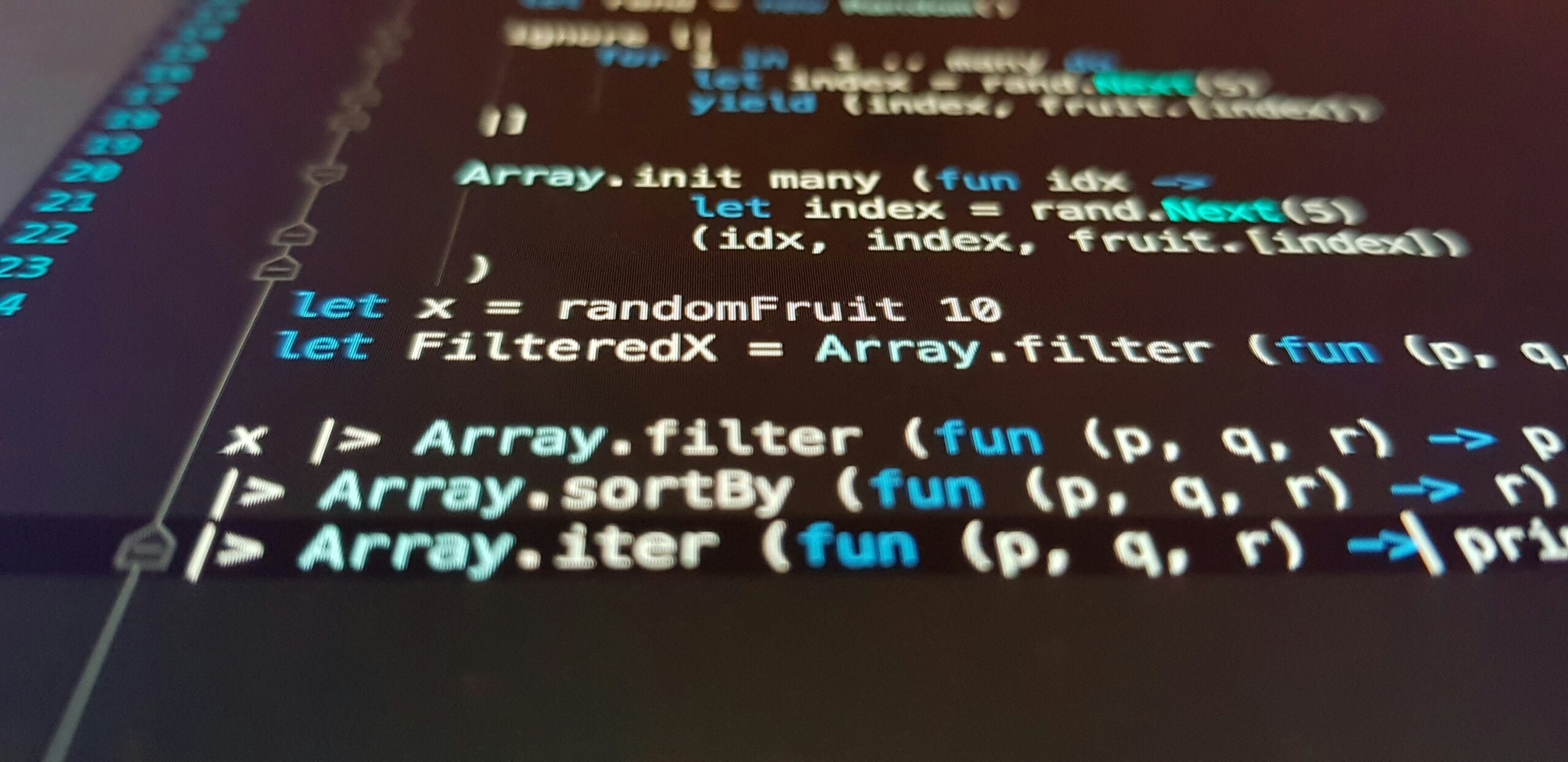 Keywords:
JavaScript code on computer screen - a computer screen with a program running on it