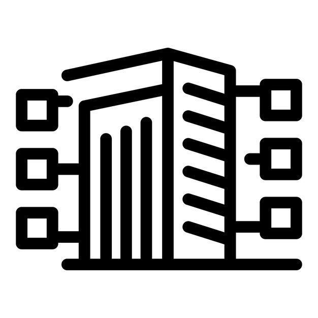 decentralized network connected devices - Decentralized server network connecting to multiple devices icon ...