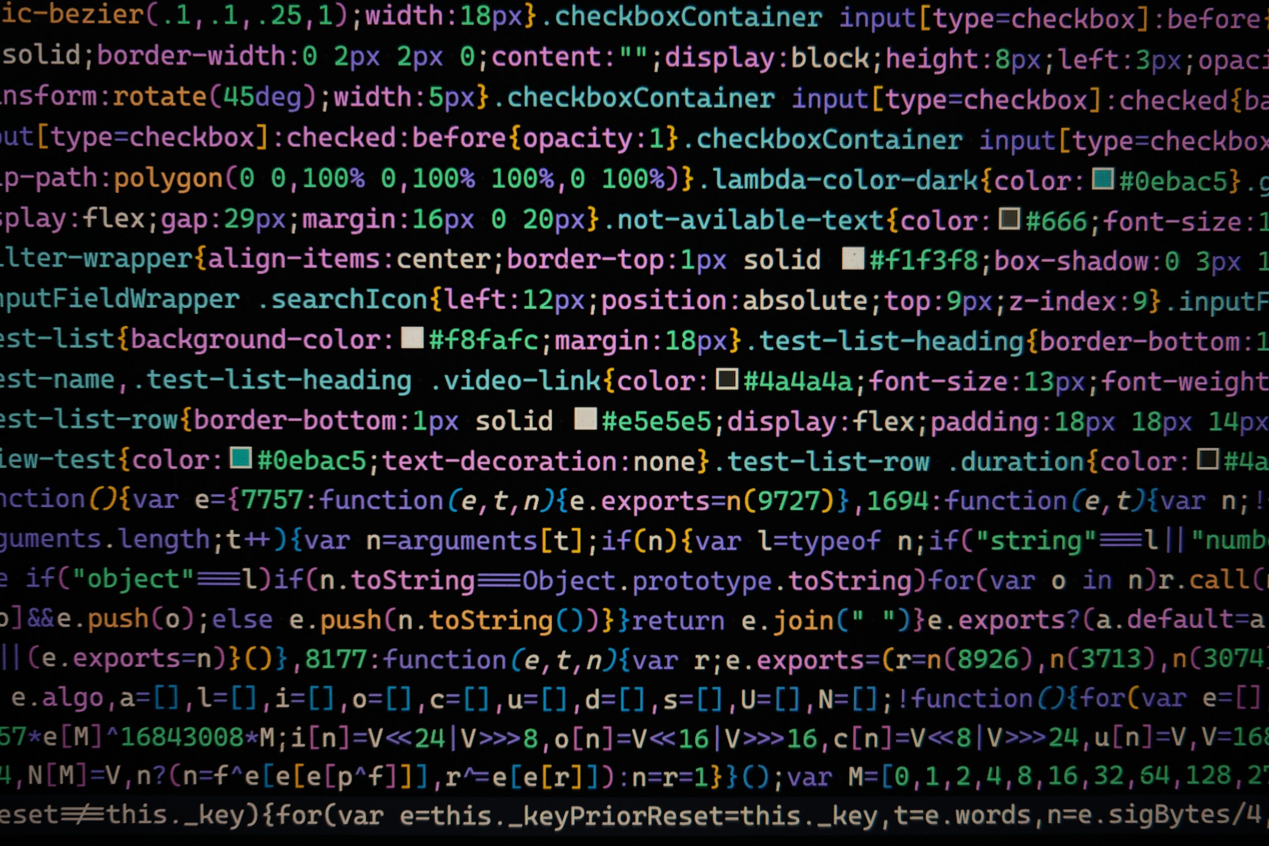 Keywords:
TypeScript code on screen - Code