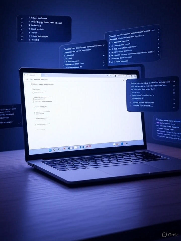Keywords:
JavaScript code on screen - a computer screen with a bunch of lines on it