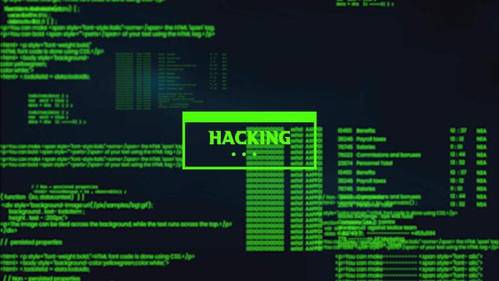 Hacker computer screen - Computer screen with the words hacking code animation 67807814 ...