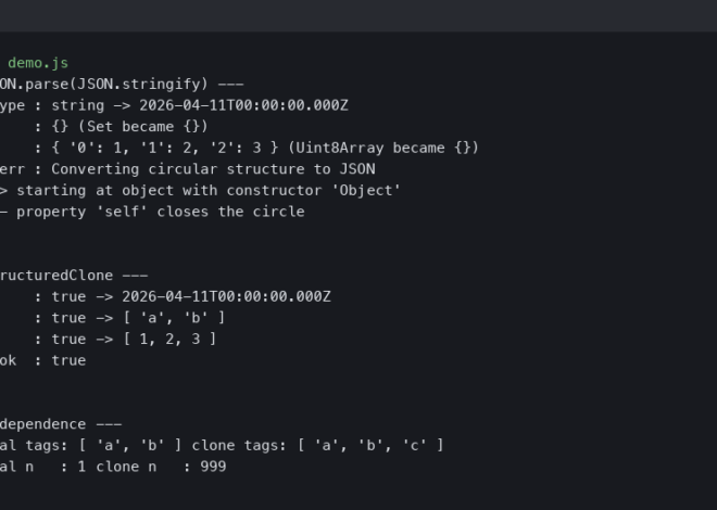 Structured Clone vs JSON Parse Stringify for Deep Copying State